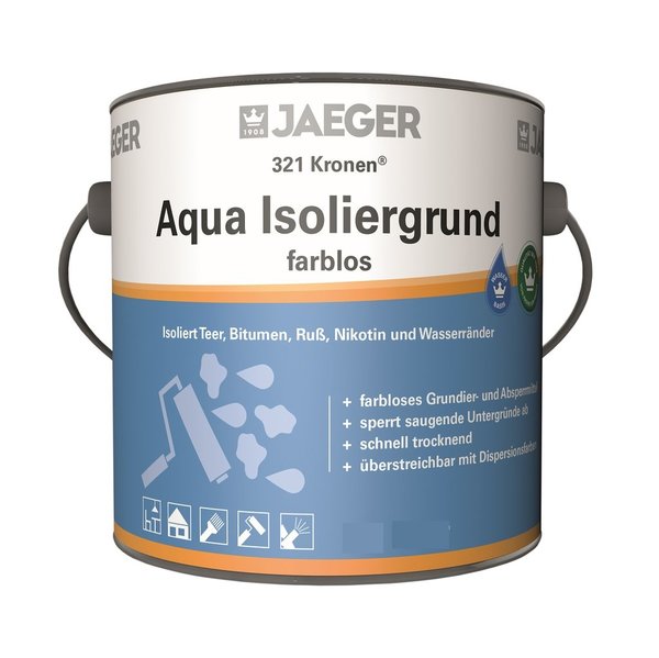 Jaeger Kronen Aqua Isoliergrund 321 farblos, wasserverdünnbar