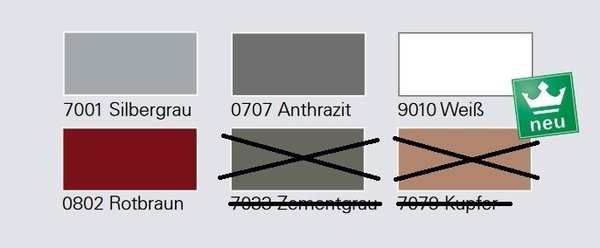 Jaeger Aqua Dachfarbe und Dachrinnenfarbe 626, dauerelastisch