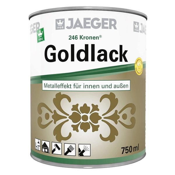 Jaeger Kronen Metallic-Lack 246, Trendfarbe mit Metalleffekt