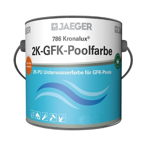 Jaeger Kronalux 2K-GFK Poolfarbe 786 Schwimmbadfarbe Unterwasserfarbe